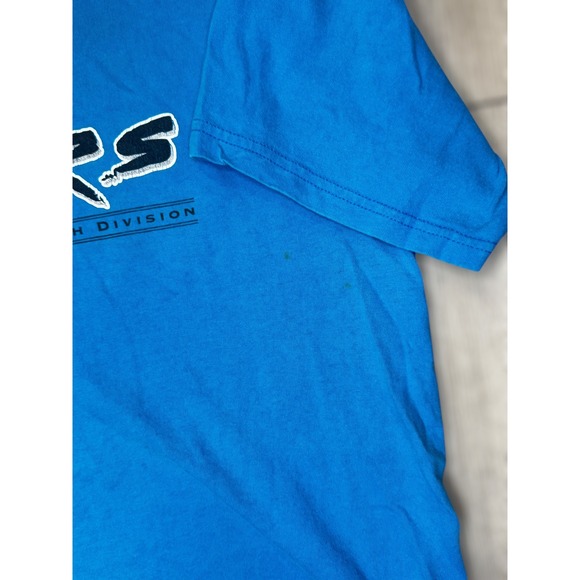 Carolina Panthers NFL Football Conference South Division Mens TShirt Blue - Picture 4 of 5